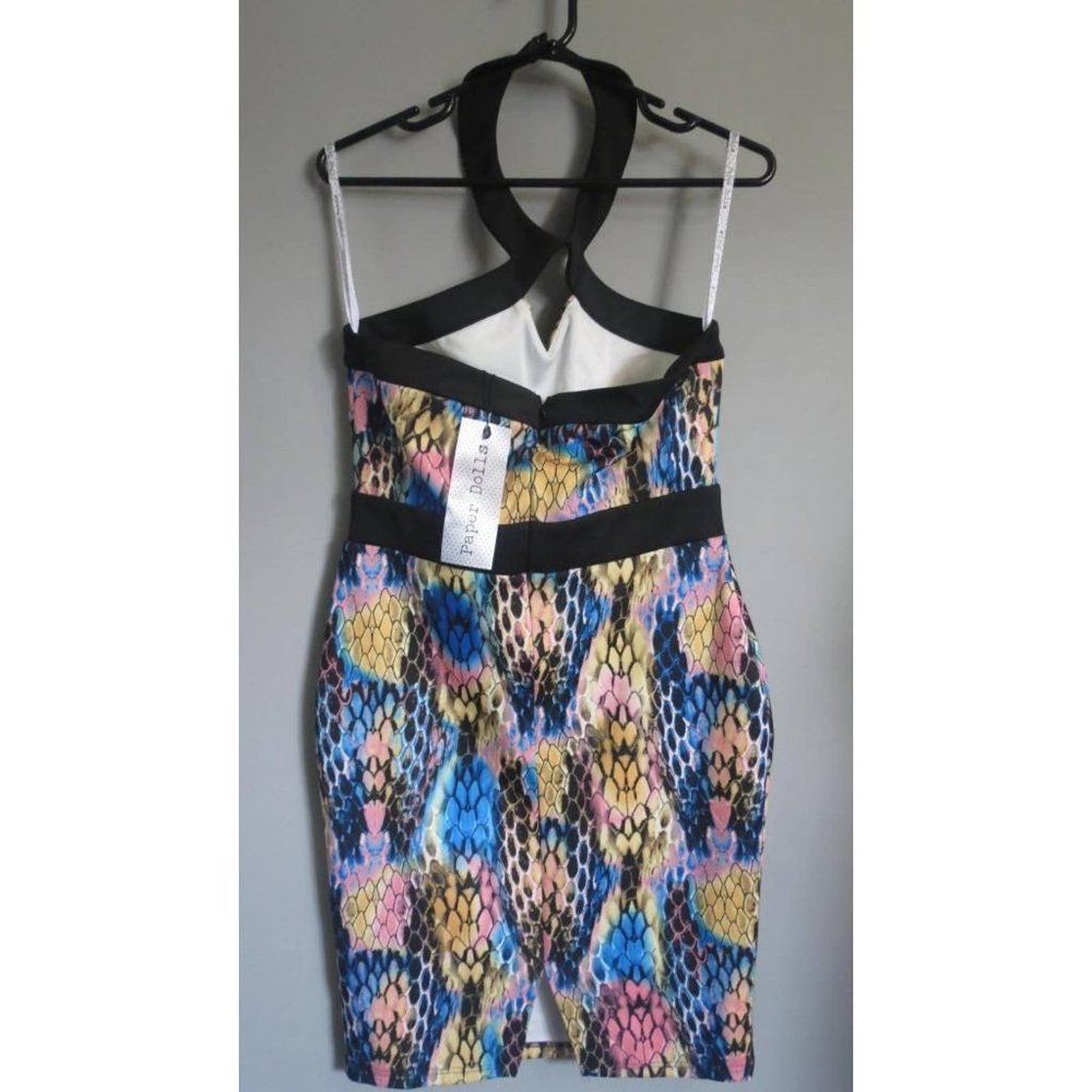 PAPER DOLLS stunning halter style dress - size UK 14 - new with tags - Picture 4 of 5